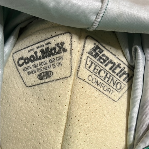 Vintage Bianchi Santini MaTeal Cycling Bib Shorts Made in Italy - Picture 11 of 12